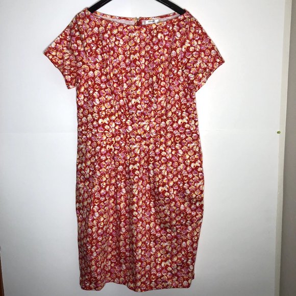 Eshakti shift shirt dress boat neck pin-up retro - Picture 7 of 8